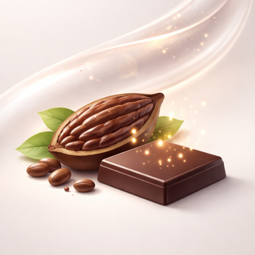 카카오 속에 들어있는 폴리페놀 이미지