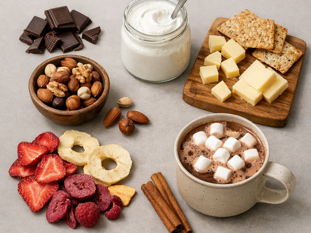 건강하게 발렌타인데이를 즐길 수 있는 간식 선물들은 모은 이미지