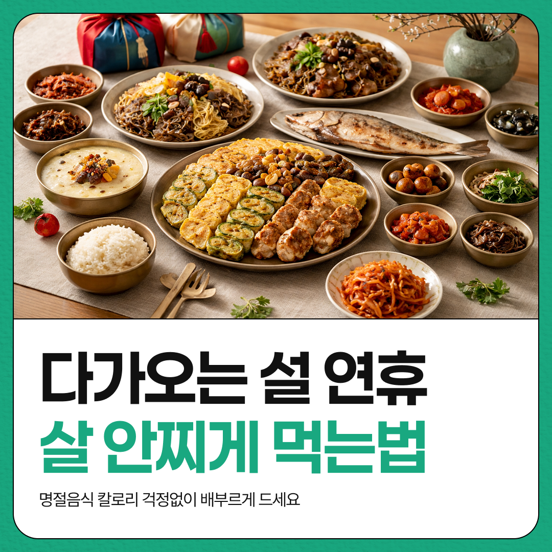 다가오는 설연휴 살안찌게 먹기, 명절음식, 설날음식