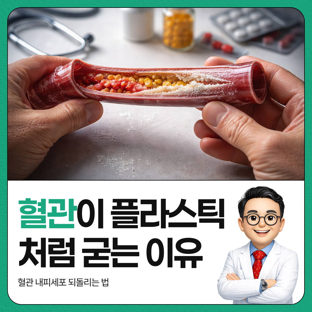 혈관이 플라스틱처럼 굳는 이유, 혈관 관리, 혈관 내피세포 관리