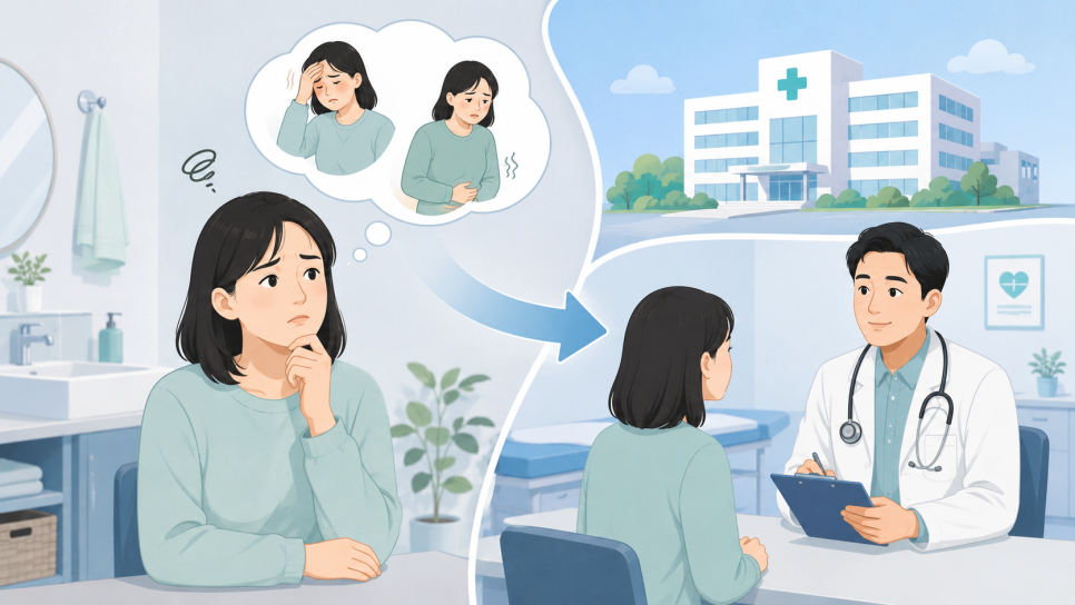 3초 체크리스트 : 나는 병원에 가야 할까?